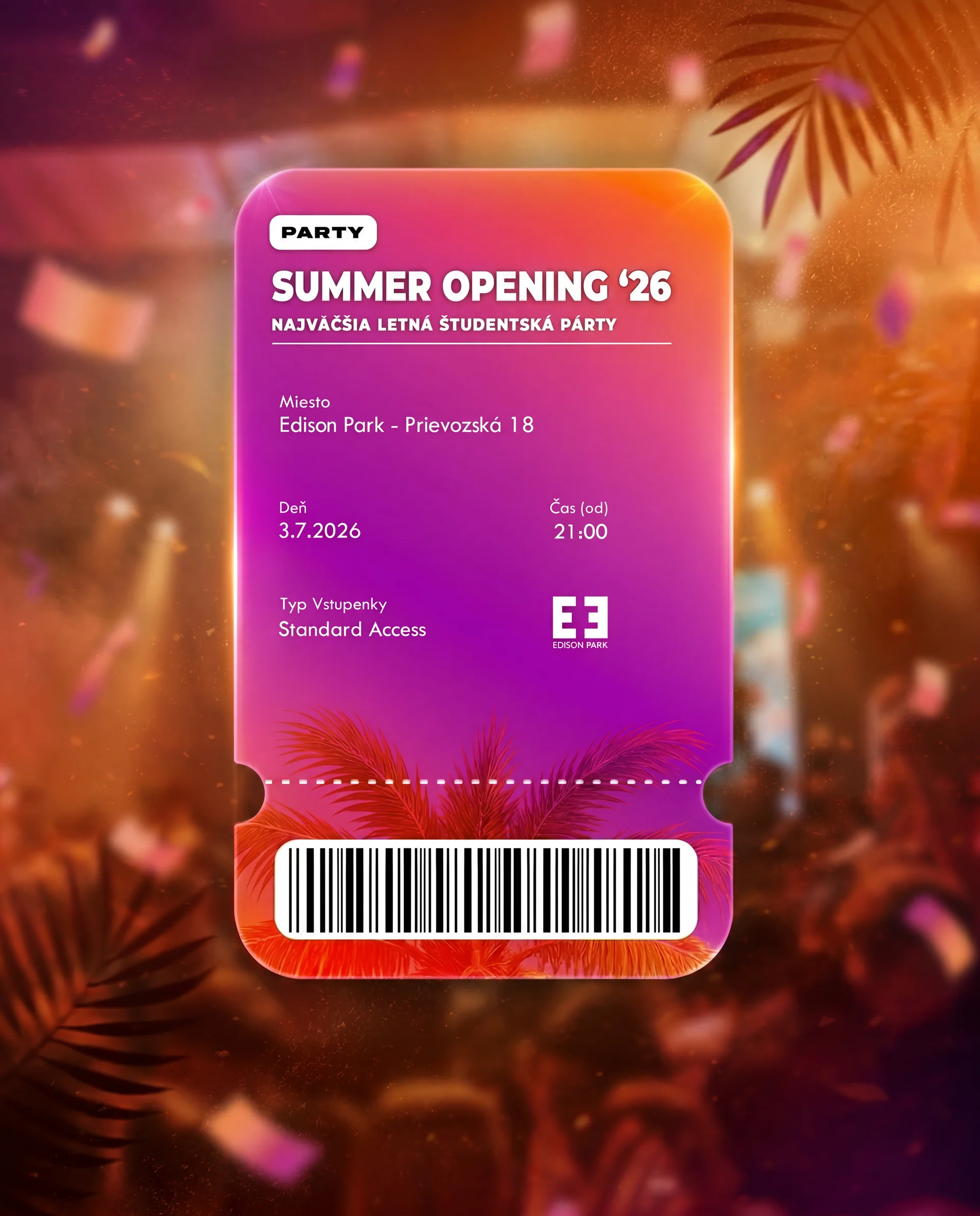 SUMMER OPENING '26